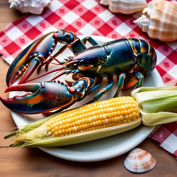 Live Lobster with Corn